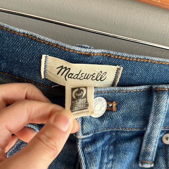 Madewell 10" High-Rise Skinny Crop Jeans in Sheffield Wash Size 28 - Picture 9 of 12